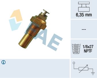FAE 32230 Sensor, coolant temperature
