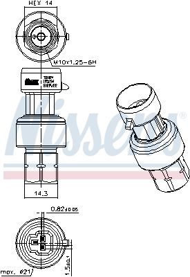 Pressure Switch, air conditioning-5