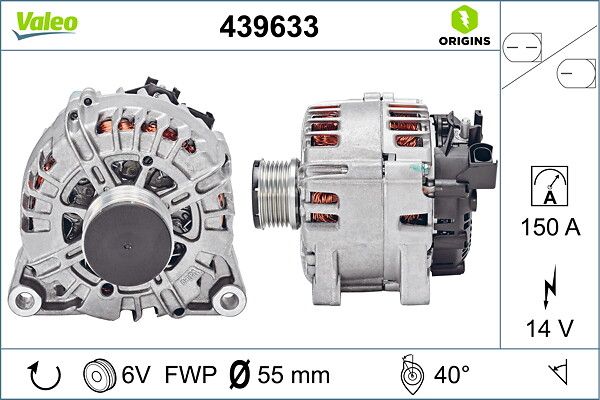 VALEO 439633 Alternator