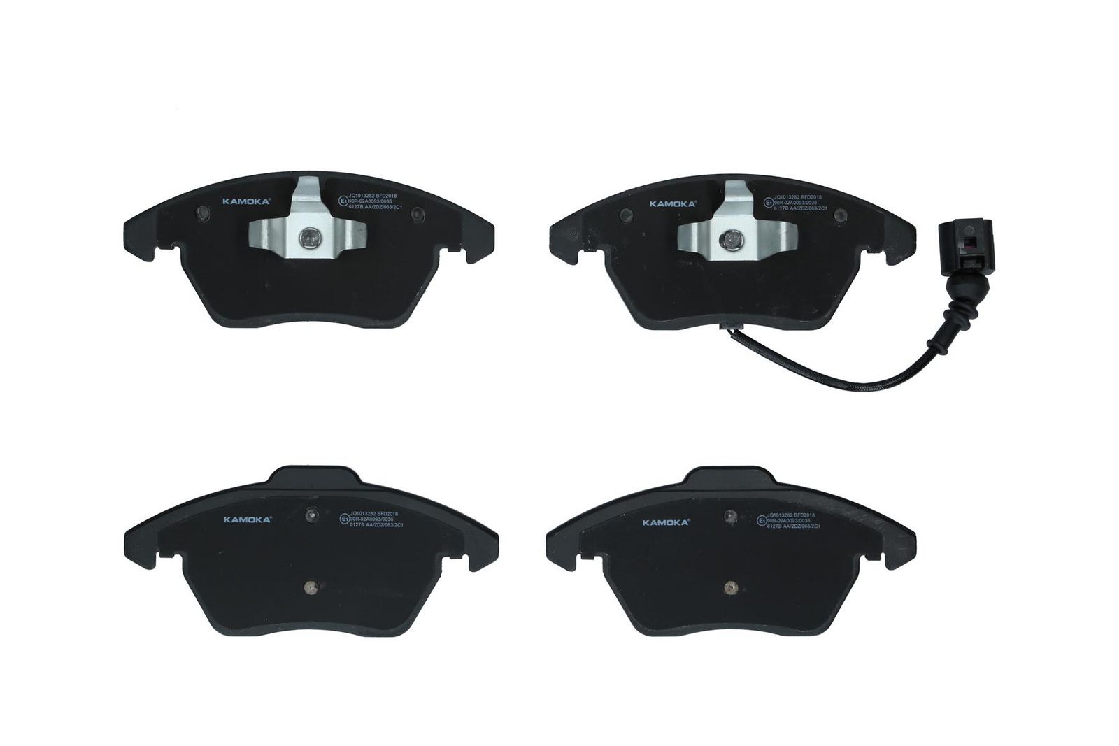 KAMOKA JQ1013282 Stabdžių trinkelių rinkinys, diskinis stabdys