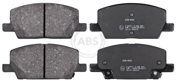 A.B.S. 35288 Brake pad set, disc brake