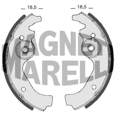 MAGNETI MARELLI 360219198304 Brake shoe
