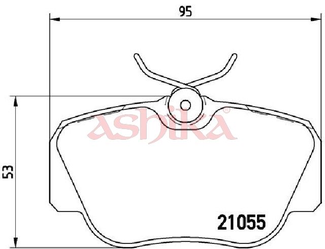 Brake Pad Set, disc brake-1