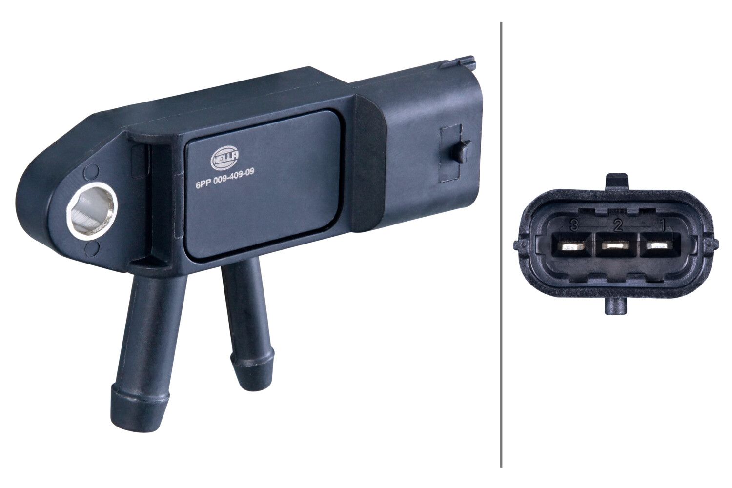 HELLA 6PP 009 409-091 Sensor, exhaust pressure