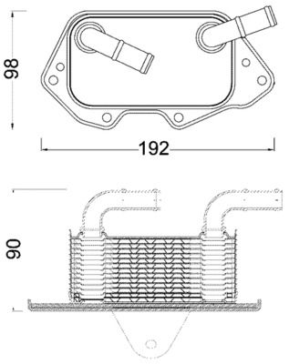 Oil Cooler, engine oil