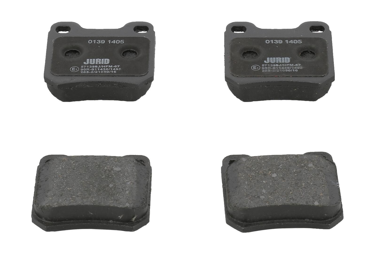 JURID 571389J Brake pad set, disc brake