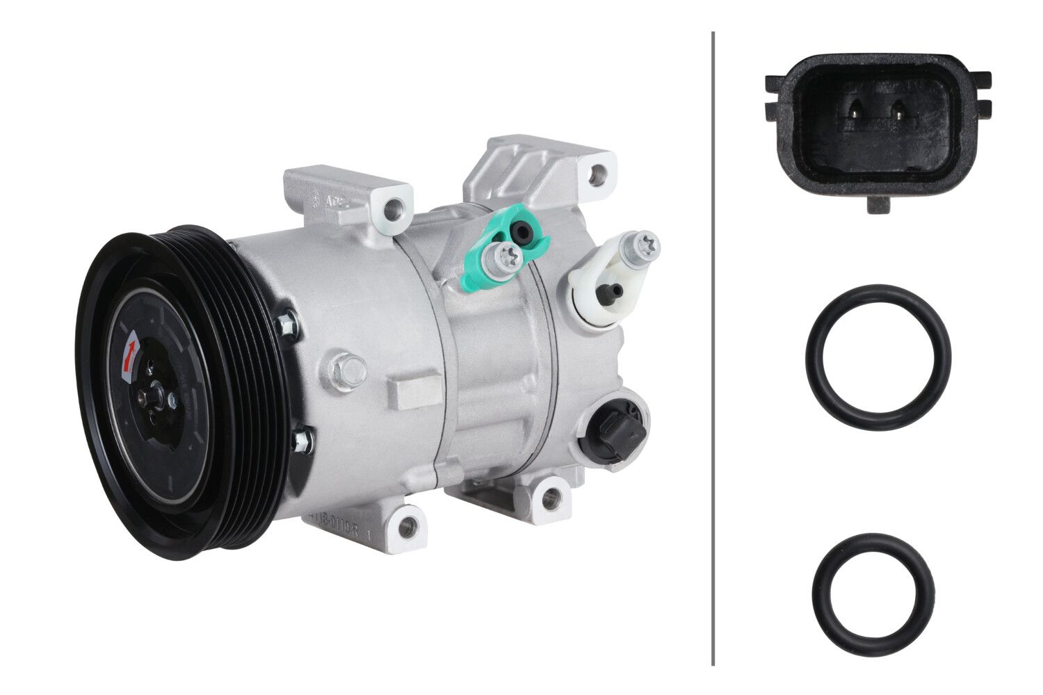 HELLA 8FK 366 201-401 Compressor, air conditioning