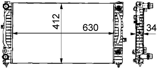 Radiator, engine cooling-1