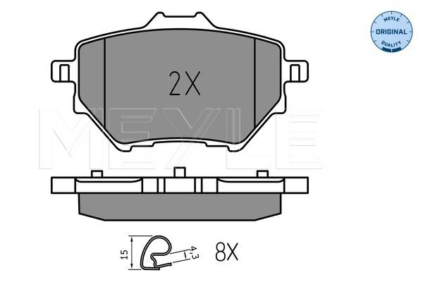 Brake Pad Set, disc brake-1