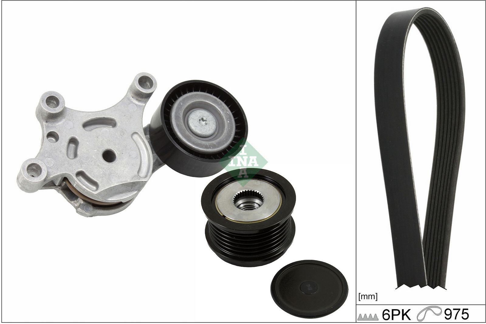 SCHAEFFLER INA 529 0261 24 V-ribbed belt set