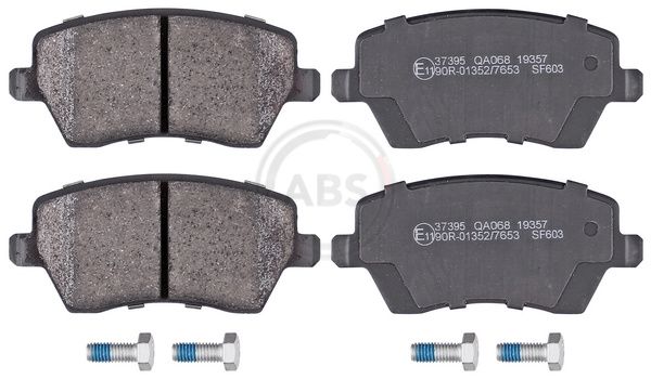 A.B.S. 37395 Stabdžių trinkelių rinkinys, diskinis stabdys