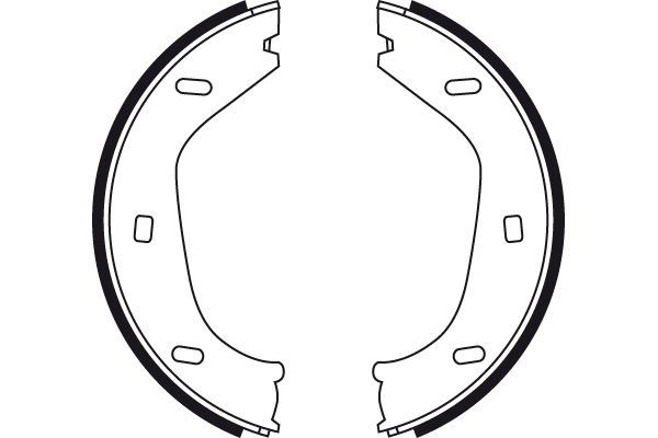 Brake Shoe Set, parking brake-1