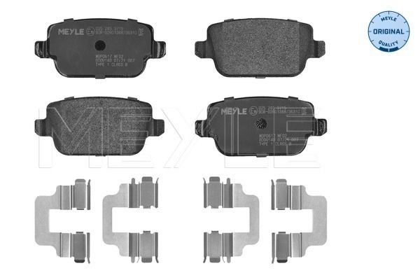 MEYLE 025 245 3715 Brake pad set, disc brake