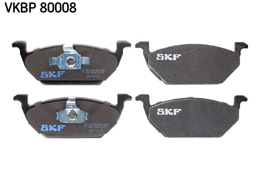 SKF VKBP 80008 Brake pad set, disc brake