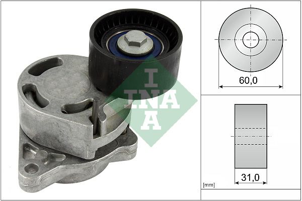 SCHAEFFLER INA 534 0317 10 Belt tensioner, v-ribbed belt