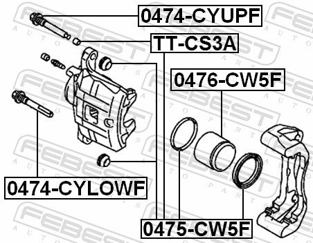Repair Kit, brake caliper-1