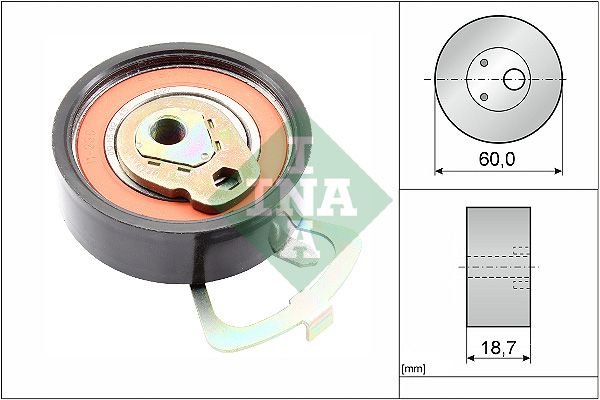 SCHAEFFLER INA 531 0339 10 Tensioner pulley, timing belt