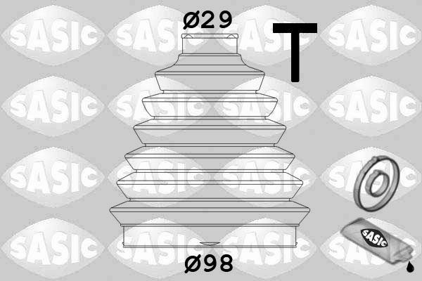 SASIC 2933983 Bellow kit, drive shaft