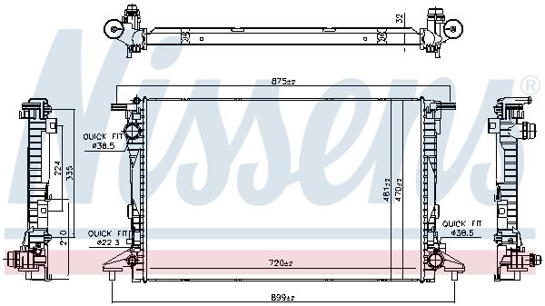 Radiator, engine cooling-1
