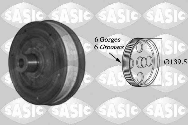 SASIC 2156019 Belt pulley, crankshaft