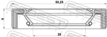 Shaft Seal, drive shaft-1