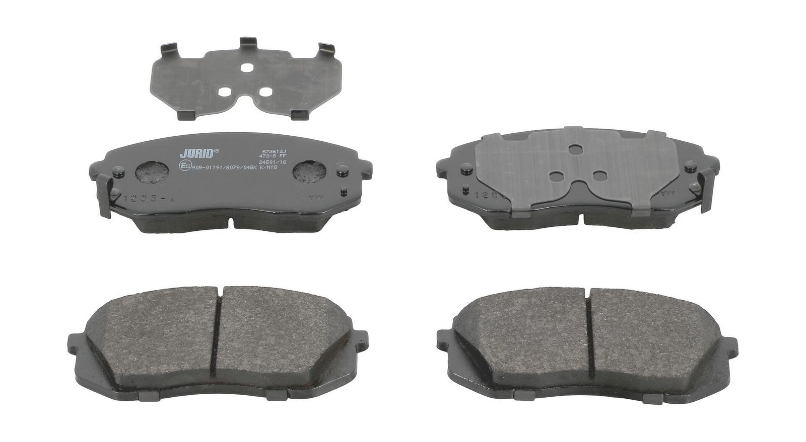 JURID 572612J Brake pad set, disc brake