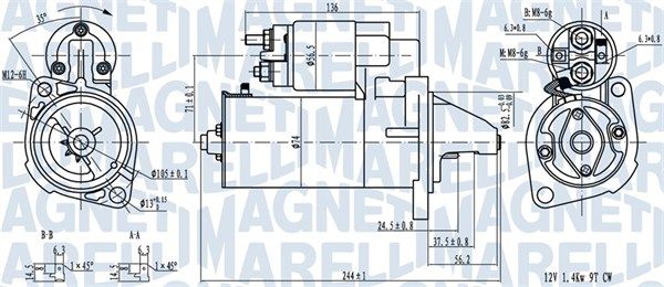 MAGNETI MARELLI 063720282010 Starter