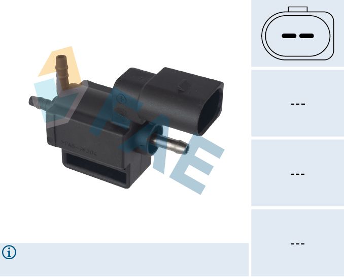 FAE 56057 Egr valve, exhaust control