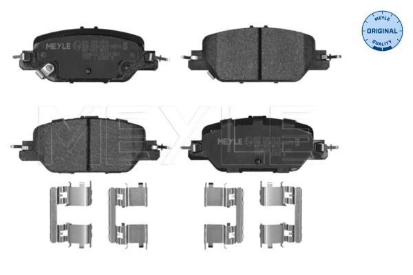 MEYLE 025 228 5216 Brake pad set, disc brake