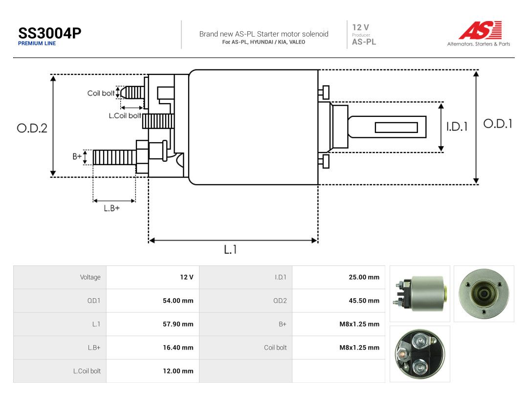 Solenoid Switch, starter-3