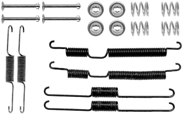TRW SFK350 Accessory kit, brake shoes