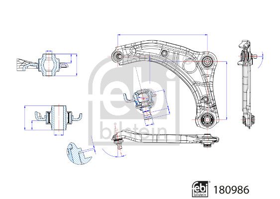 Control/Trailing Arm, wheel suspension-1