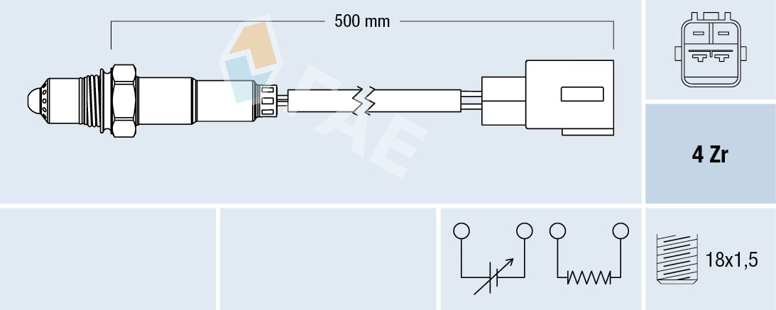 FAE 77767 Oxygen sensor