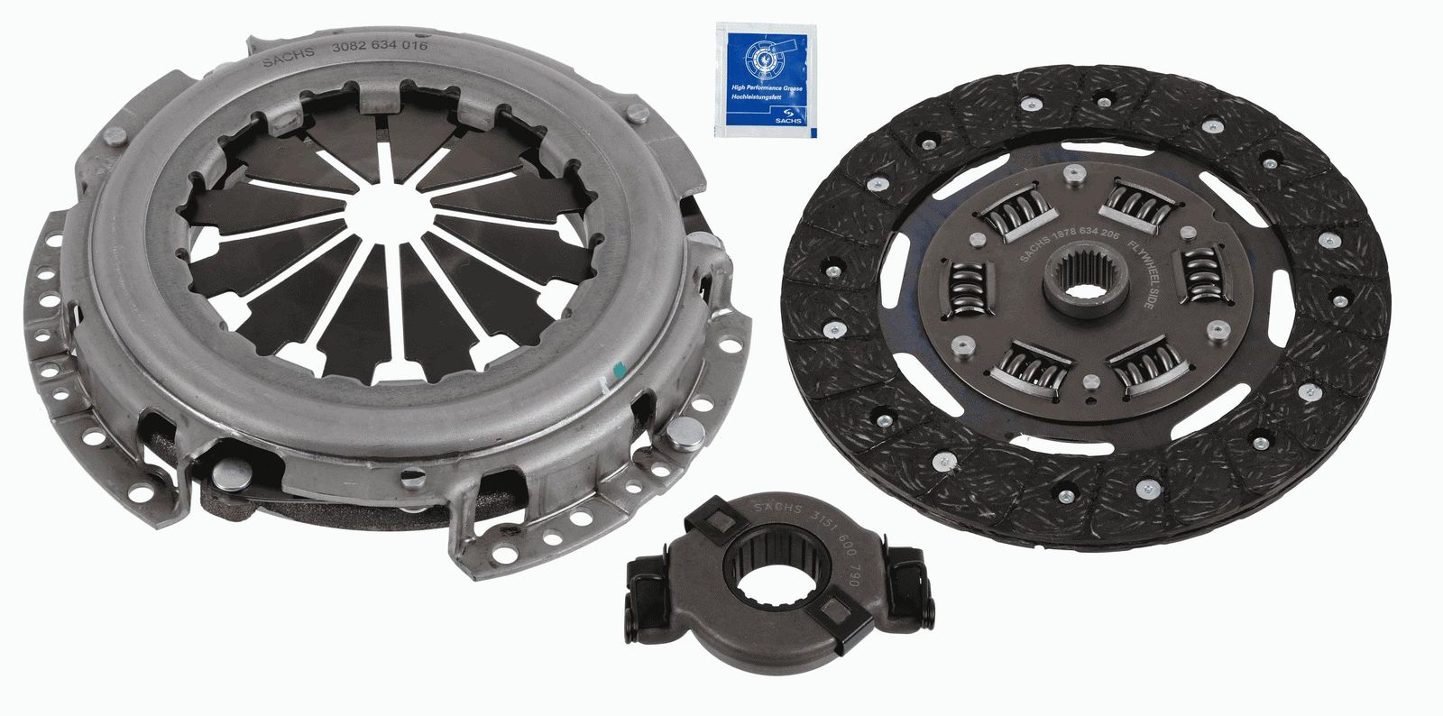 SACHS 3000 951 661 Clutch kit