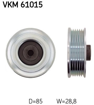 SKF VERTEVO VKM 61015 Deflection/guide pulley, v-ribbed belt
