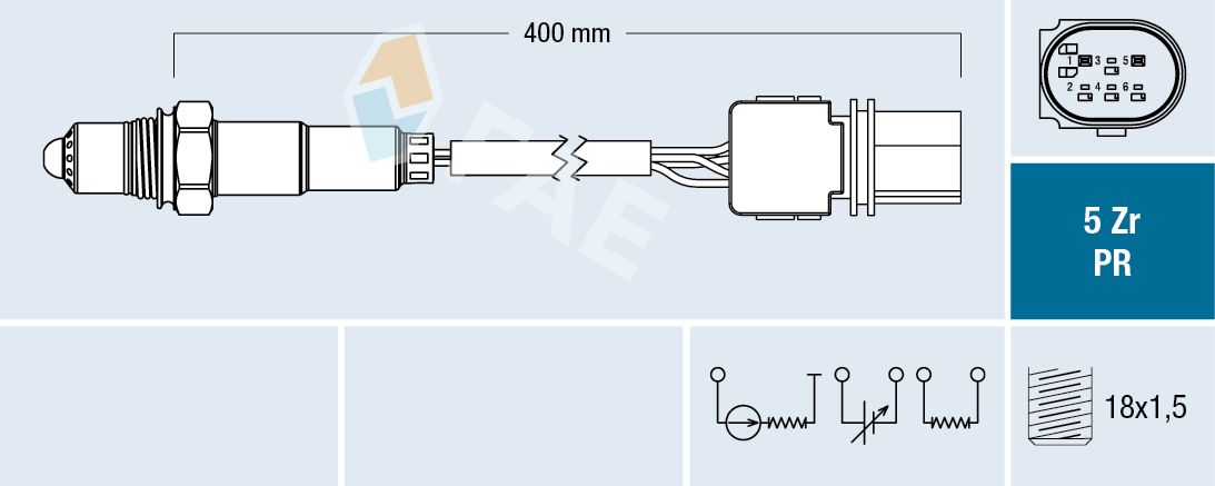 FAE 75061 Oxygen sensor