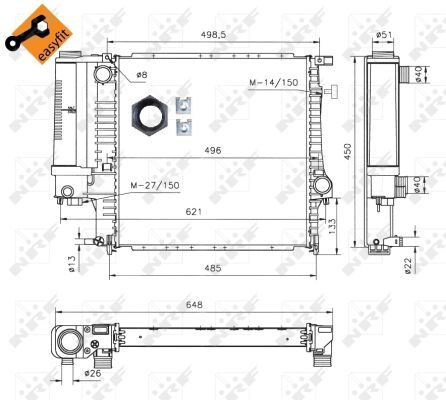 Radiator, engine cooling-4