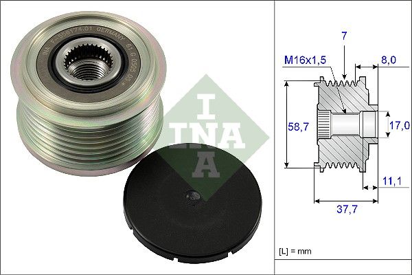 SCHAEFFLER INA 535 0128 10 Alternator freewheel clutch