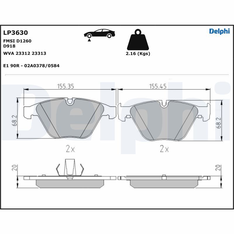 Brake Pad Set, disc brake-2