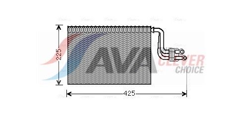 AVA CLEVER CHOICE BWV364 Evaporator, air conditioning