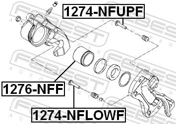 Guide Bolt, brake caliper-1