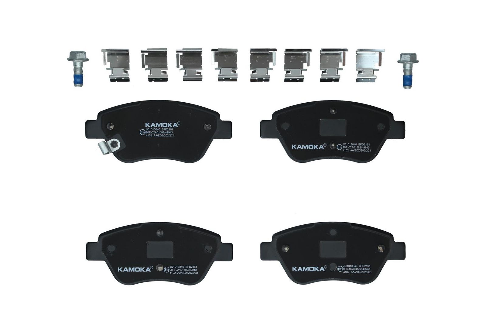 KAMOKA JQ1013840 Brake pad set, disc brake