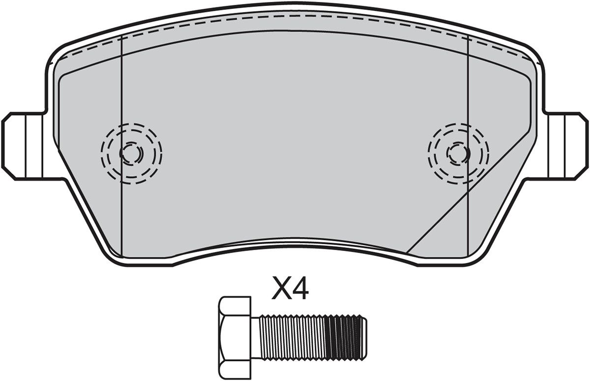 Brake Pad Set, disc brake-1