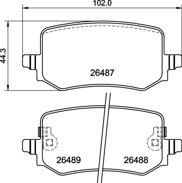 Brake Pad Set, disc brake-3