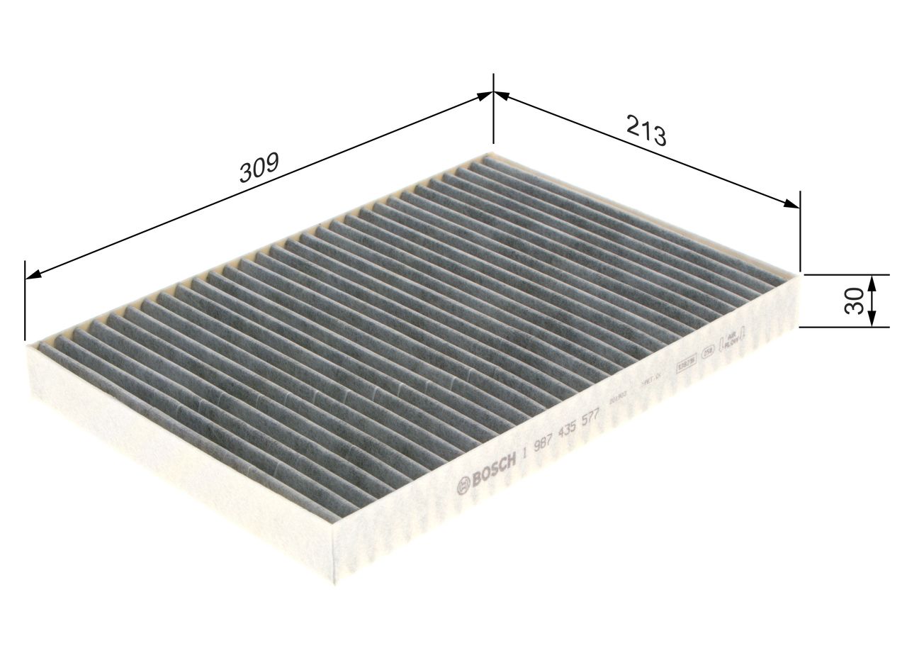 BOSCH 1 987 435 577 Filter, cabin air