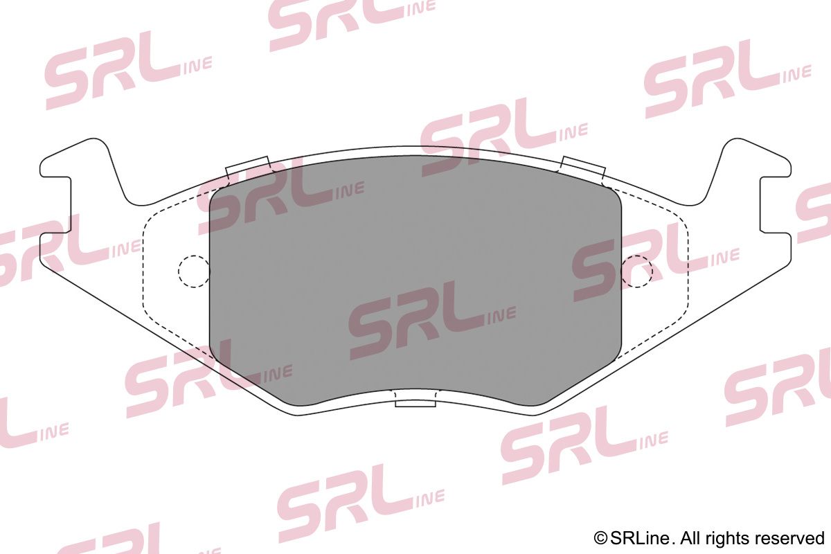 SRLINE S70-0072 Brake pad set, disc brake
