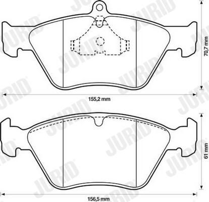 Brake Pad Set, disc brake-1