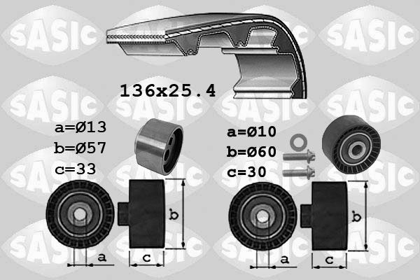 SASIC 1750035 Timing belt kit