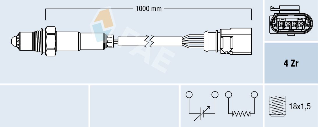 FAE 77459 Oxygen sensor