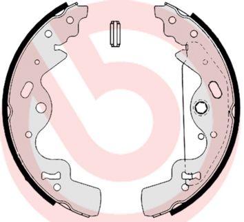 BREMBO S 44 506 Brake shoe set